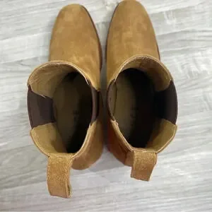 Ponce | Shoes | Ponce Tan Leather Suede Chelsea Slip On  display picture 1